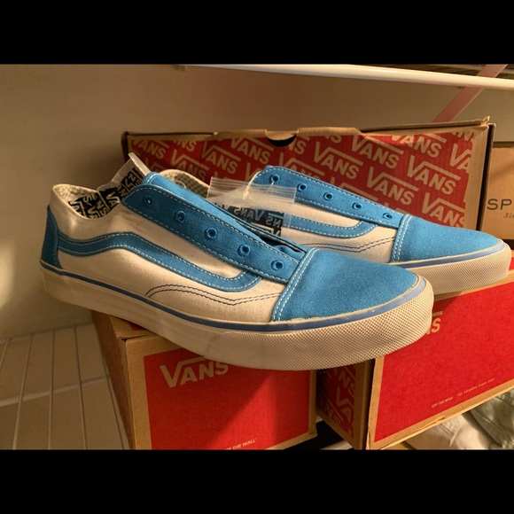 Vans Old Skool Laceless Slip on Shoes NEW - Picture 2 of 4